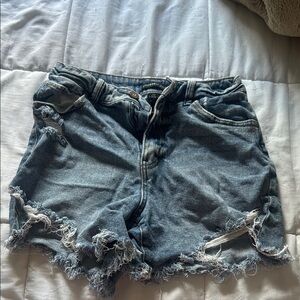 Distressed Denim Women's Shorts